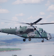 Um Mi-35 (AH-2 Sabre) da força aérea brasileira  Foto: FAB