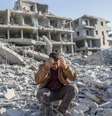 Aleppo foi devastada por ataques aéreos russos  Foto: Getty Images / BBC News Brasil