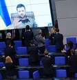 Zelensky em discurso ao Parlamento da Alemanha  Foto: EPA / Ansa - Brasil