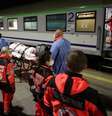 Um trem foi preparado para retirar pacientes graves da Ucrânia e levá-los até a Polônia  Foto: Reuters