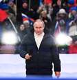 Vladimir Putin em discurso no Estádio Luzhniki, em Moscou  Foto: EPA / Ansa - Brasil