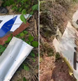 Destroços encontrados podem ser de avião que caiu na China  Foto: CGTN