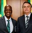Sérgio Camargo ao lado do presidente Jair Bolsonaro  Foto: Twitter 
