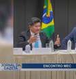 O ministro da Educação, Milton Ribeiro, ao lado do pastor Gilmar Santos.  Foto: Reprodução / Estadão