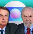 Bolsonaro e Lula aguardam chance de falar na Globo  Foto: Fotomontagem: Blog Sala de TV