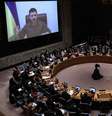 Volodymyr Zelensky discursa ao Conselho de Segurança da ONU  Foto: EPA / Ansa - Brasil