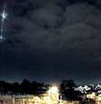 A queda de um meteoro fireball foi registrada no céu sobre Porto Alegre  Foto: Observatório Espacial Heller & Jung/Divulgação