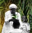 Colagem mostrando benzedeiras utilizando ervas e plantas para o cuidado com a saúde.  Foto: Imagem: Vinicius de Araujo / Alma Preta Jornalismo / Alma Preta