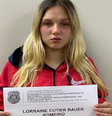 Lorraine Cutier Bauer Romeiro, conhecida como 'Gatinha da Cracolândia'  Foto: Reprodução