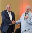 Alckmin e Lula durante encontro para definição da chapa à Presidência da República  Foto: Andre Ribeiro/ / Futura Press