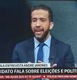 Janones não gostou da pressão sofrida na GloboNews  Foto: Reprodução/TV