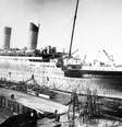 Titanic no estaleiro em Belfast, Irlanda do Norte  Foto: Getty Images / BBC News Brasil