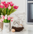 Decorar a casa na Páscoa é uma ótima maneira de entrar no clima do feriado  Foto: Shutterstock / Alto Astral