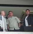 Jair Bolsonaro durante jogo entre Santos e Coritiba  Foto: ANDERSON LIRA/FRAMEPHOTO / Estadão