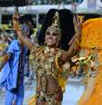 Mayara Lima, princesa durante desfile da escola de samba Paraiso do Tuiuti   Foto: Adriano Ishibashi/FramePhoto / Estadão