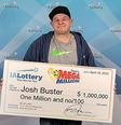 O novo milionário Josh Buster  Foto: Loteria de Iowa