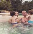 Thales Bretas e Paulo Gustavo com os seus filhos, Romeu e Gael.   Foto: Instagram/@paulogustavo31 / Estadão