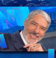Pode rir, Bonner: ‘JN’ está com índices crescentes  Foto: Reprodução/Facebook