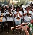 A Escola de Música Favela Brass, localizada na cidade do Rio de Janeiro, nasceu em 2014 e atualmente é responsável por mais de 100 alunos  Foto: Ícaro de Oliveira