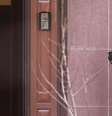 Policial na entrada da casa do executivo do Gazprombank e oligarca Vladislav Avayev  Foto: DW / Deutsche Welle