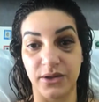 Ive Dourado foi espancada pelo ex-marido dentro do próprio carro estacionado em frente à porta de casa  Foto: Reprodução/TV Globo