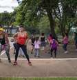 O coletivo foi formado em 2020 por três amigas que buscavam se exercitar  Foto: Ira Romão/Agência Mural