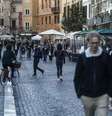 Movimentação em Roma, capital da Itália  Foto: ANSA / Ansa - Brasil