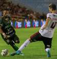 Lance da partida entre Altos e Flamengo no estádio Albertão pelo campeonato Copa do Brasil 2022  Foto: Aldo Carvalho/Agif/Gazeta Press