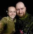 Valeria e Andriys se casaram em cerimônia na siderúrgica Azovstal  Foto: ANSA / Ansa - Brasil