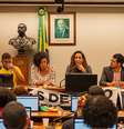 Mães de vítimas da violência policial fazem audiência em Brasília  Foto: Matheus Alves / Coalizão Negra por Direitos / Alma Preta