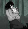 Ilustração de mãe abraçando sua filha  Foto: BBC/CECILIA TOMBESI / BBC News Brasil