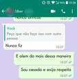 Motorista pediu desculpa após mensagem enviada  Foto: Reprodução/Redes Sociais