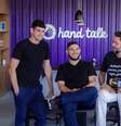 Ronaldo Tenório, Thadeu Luz, e Carlos Wanderlan, cofundadores da Hand Talk; startup alagoana tenta furar a bolha e ter alcance nacional   Foto: Divulgação / Estadão