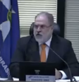 Aras se exalta e discute com procurador em sessão do CSMPF  Foto: Reprodução / Reprodução