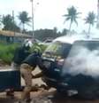 Homem é morto após ser trancado em viatura policial com gás em Sergipe  Foto:  Reprodução Redes Sociais
