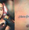 Arthur Aguiar mostrou novas tatuagens e uma delas foi em homenagem a sua mulher, Maíra Cardi.  Foto: Instagram/@arthuraguiar / Estadão