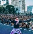 Show reuniu mais de 120 mil pessoas no Vale do Anhangabaú, em São Paulo   Foto: Reprodução Instagram