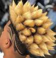 Corte ‘Pineapple’ foi inspirado nos meninos do grupo de funk NGKS  Foto: @barbeariaantares/Reprodução