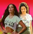 Anitta e Bruaca simbolizam a liberdade feminina, mas recebem tratamentos diferentes  Foto: Divulgação
