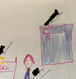 Criança retratou abuso por meio de um desenho entregue para professora em escola   Foto: Reprodução/TV Anhanguera