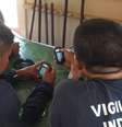 Projeto de monitoramento equipa e treina indígenas para fazer vigilância da região  Foto: Bruno Araújo/Univaja / BBC News Brasil