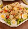 Salada de arroz com berinjela – Foto: Guia da Cozinha  Foto: Guia da Cozinha