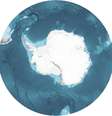 Um novo mapa traça a forma do leito do oceano ao redor da Antártida  Foto: IBCSO/AWI/NIPPON FOUNDATION/SEABED2030 / BBC News Brasil