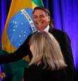 Segundo autoridades brasileiras, o clima do encontro entre Biden e Bolsonaro foi amistoso  Foto: Itamaraty / BBC News Brasil
