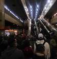 Com greve de ônibus, movimentação de passageiros se intensifica na entrada do metrô Itaquera, na capital paulista, na manhã desta terça-feira, 14 de junho de 2022  Foto:  WERTHER SANTANA / Estadão