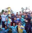 Só o Pó, time campeão do torneio de veteranos em Embu-Guaçu  Foto: Rubens Rodrigues