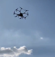 Imagem do drone utilizado durante o evento em Uberlândia (MG)  Foto: Twitter/@otempo / Reprodução