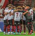 Jogadores do Flamengo   Foto: Elton Silveira/Agência W9 Press / Gazeta Press