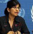 Ravina Shamdasani é porta-voz de Direitos Humanos da ONU  Foto: Getty Images / BBC News Brasil