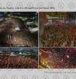 Post usa três fotos antigas para ilustrar comício de Lula realizado em Natal no dia 16 de junho  Foto: Aos Fatos